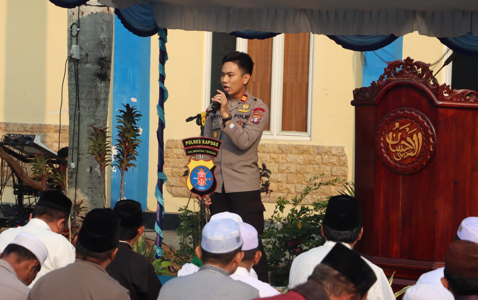 Ikhtiar dan Doa Bersama, Mahasiswa STIK Edukasi Warga Kab. Kapuas Cegah Karhutla