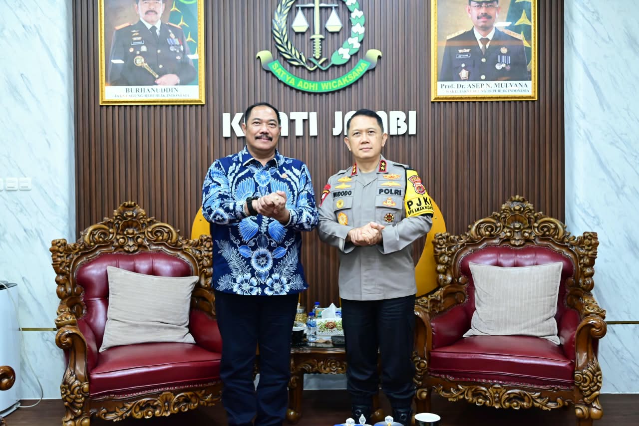 Kapolda Jambi Kunjungi Kejati, Perkuat Sinergitas Penegakan Hukum Antarinstansi