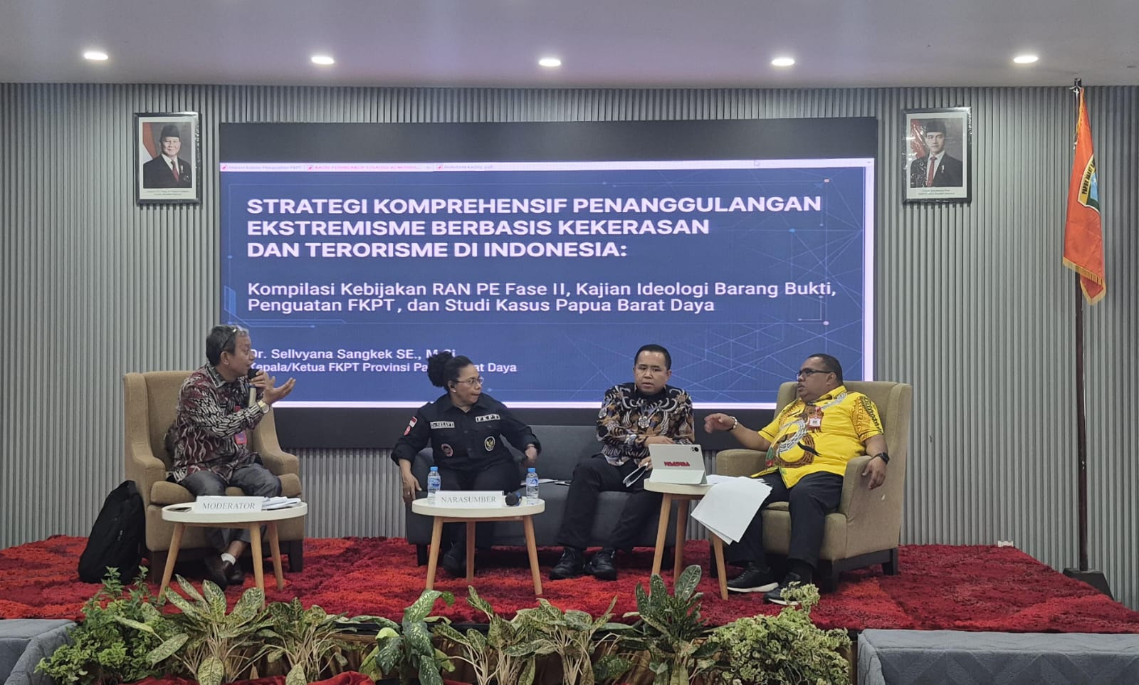 Gandeng Generasi Muda, FKPT dan Satgaswil Papua Barat Gelar Rakor Tangkal Radikalisme Digital di Sor