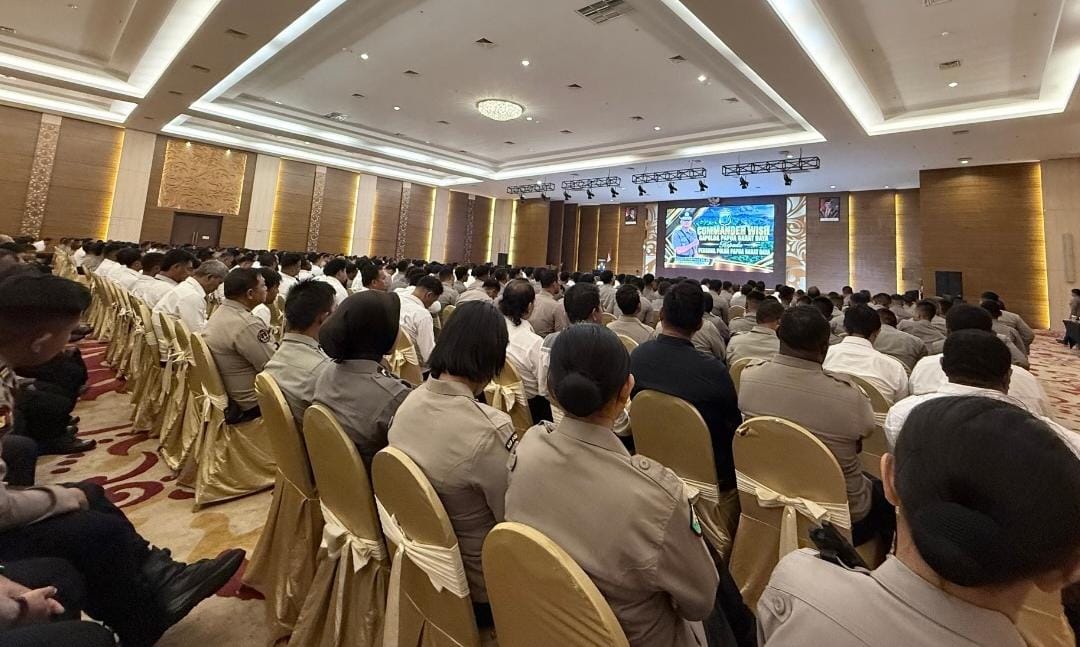 Kapolres Sorong Hadiri Agenda Commander Wish Kapolda Papua Barat Daya di Aimas Convention Centre