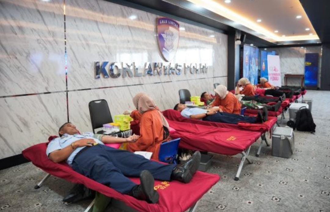 Sambut HUT Lalu Lintas Bhayangkara ke-71, Korlantas Polri Gelar Bakti Kesehatan Bersama TNI, Stakeho