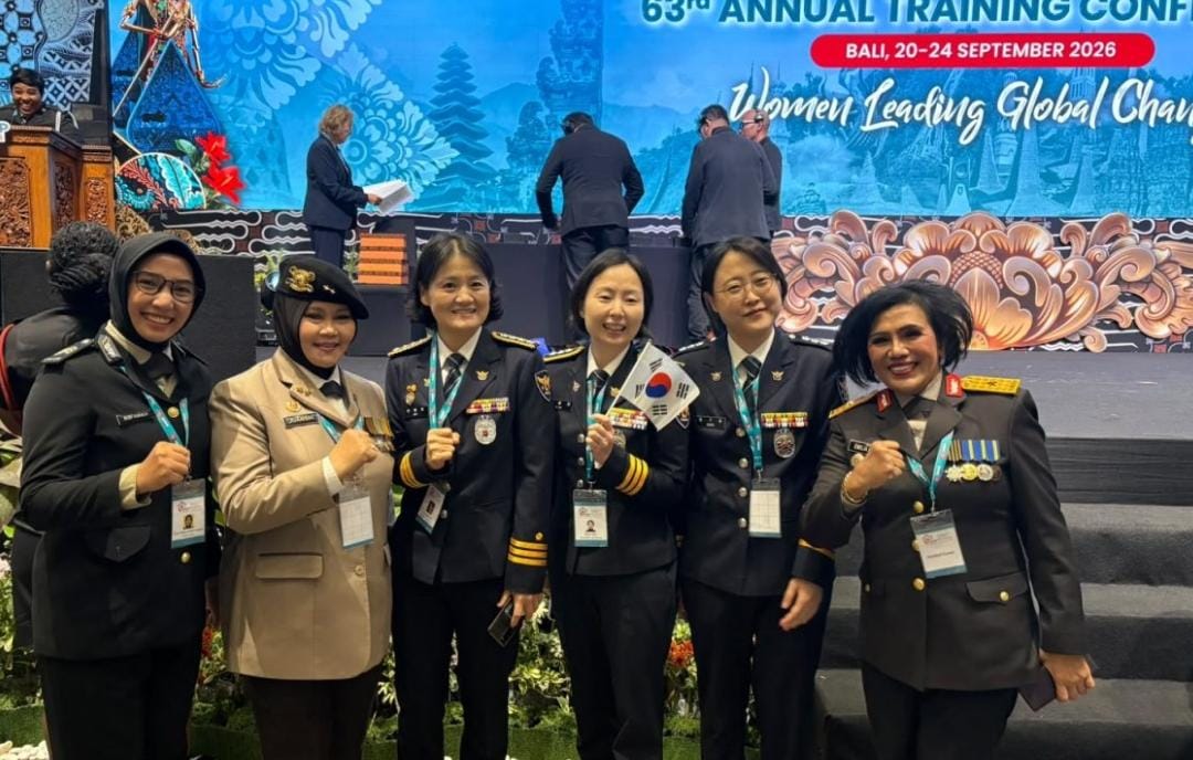 Dari Gorontalo ke Panggung Global: Polwan Polda Gorontalo Tampil di IAWP Annual Training Conference